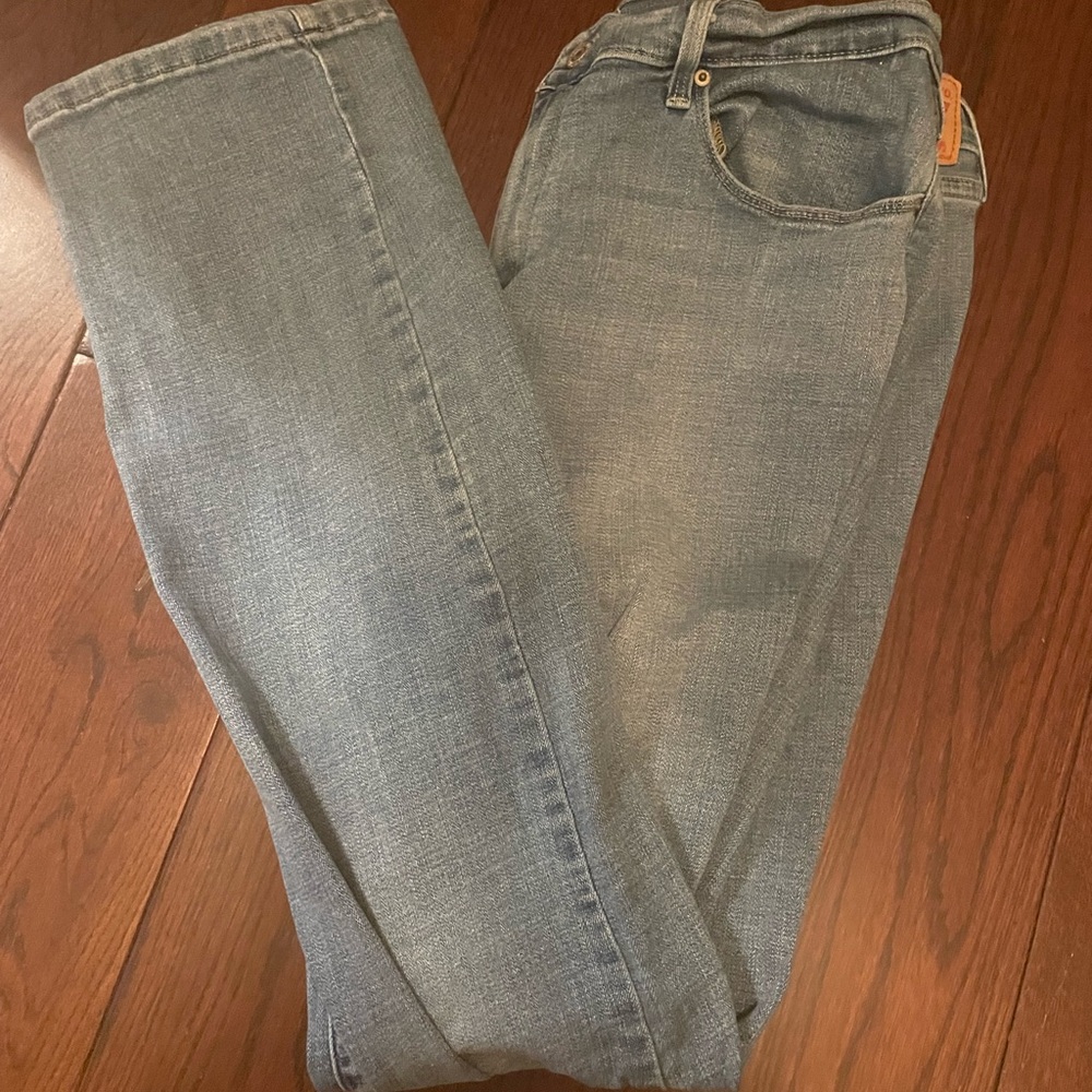Levi's Blue Straight Leg Jeans Classic Comfort